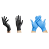 Guantes Nitrilo - Negro y Azul