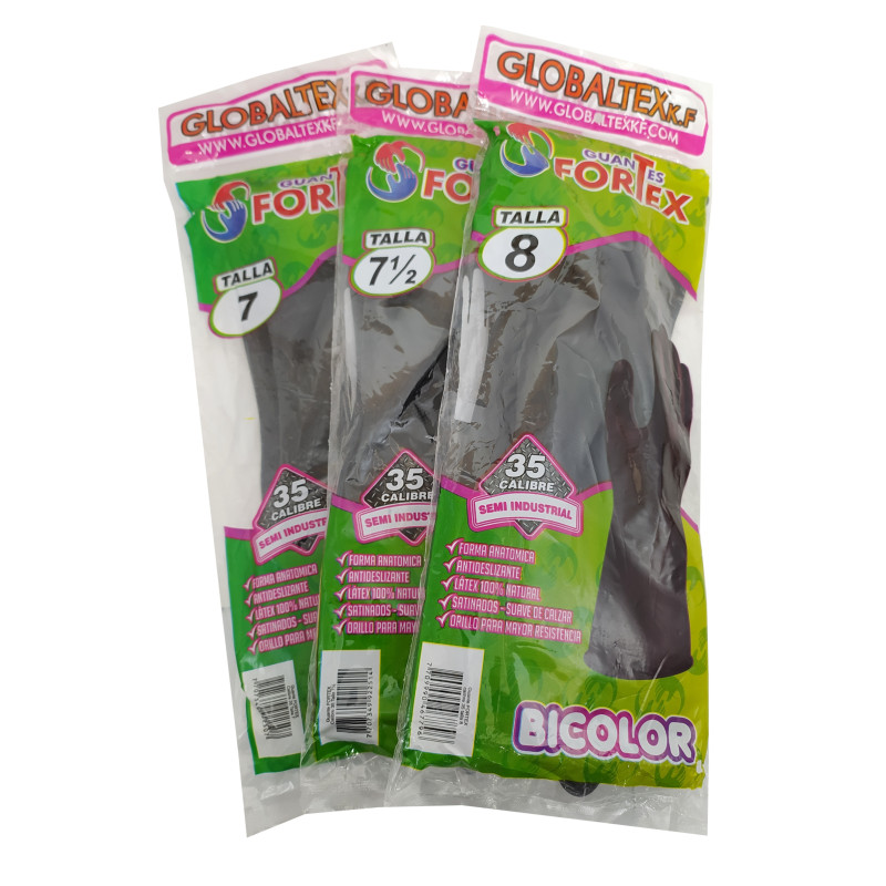Guantes de Caucho FORTEX - Calibre 35