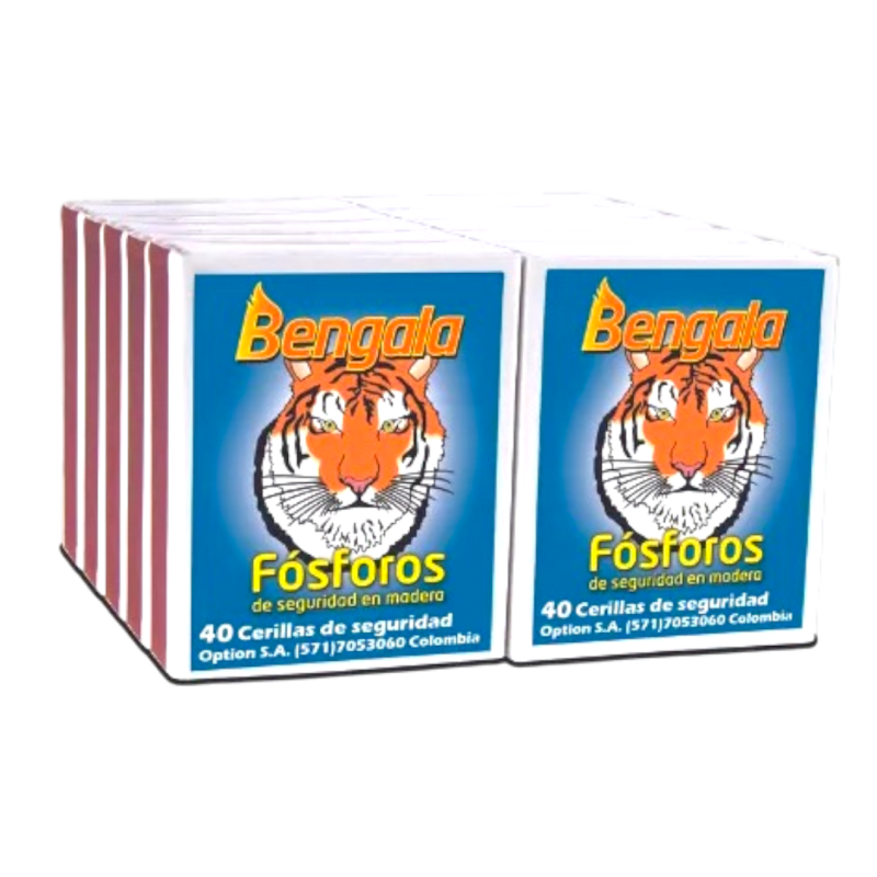 Fosforo Bengala - Cerilla Seguridad Madera