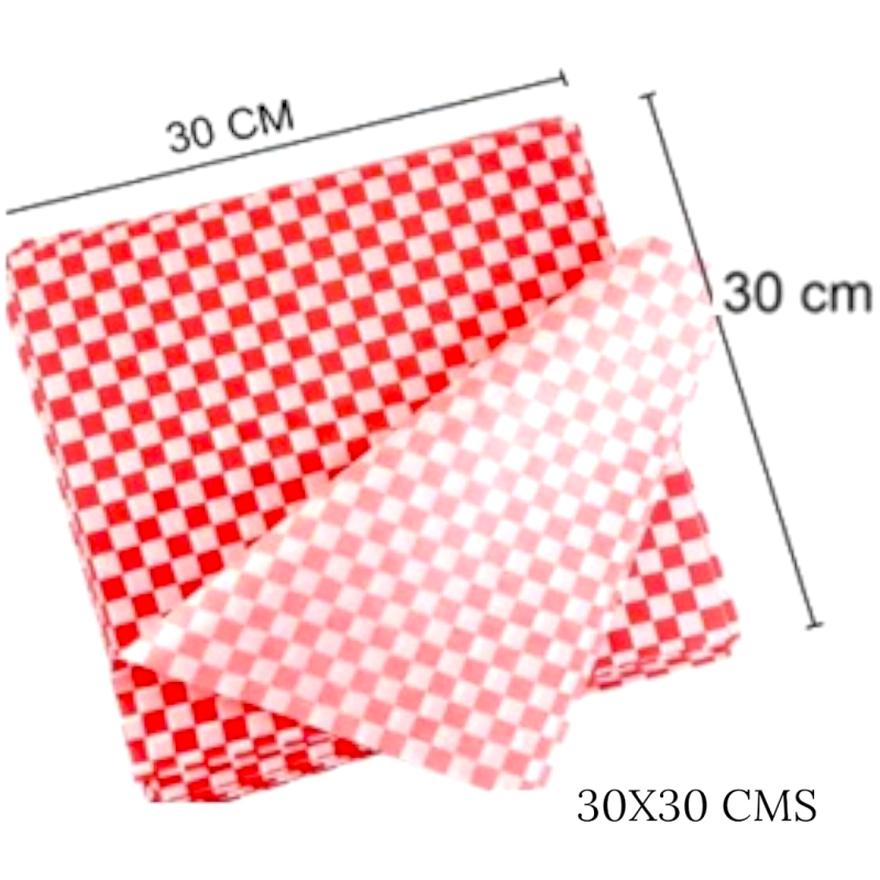 Papel Parafinado en Lamina 30X30 Cms