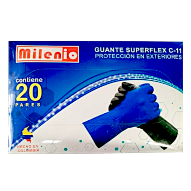Guante de Caucho Superflex calibre 11