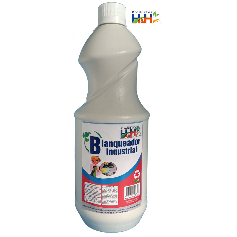 Hipoclorito de Sodio Industrial - H&H 1000 mL