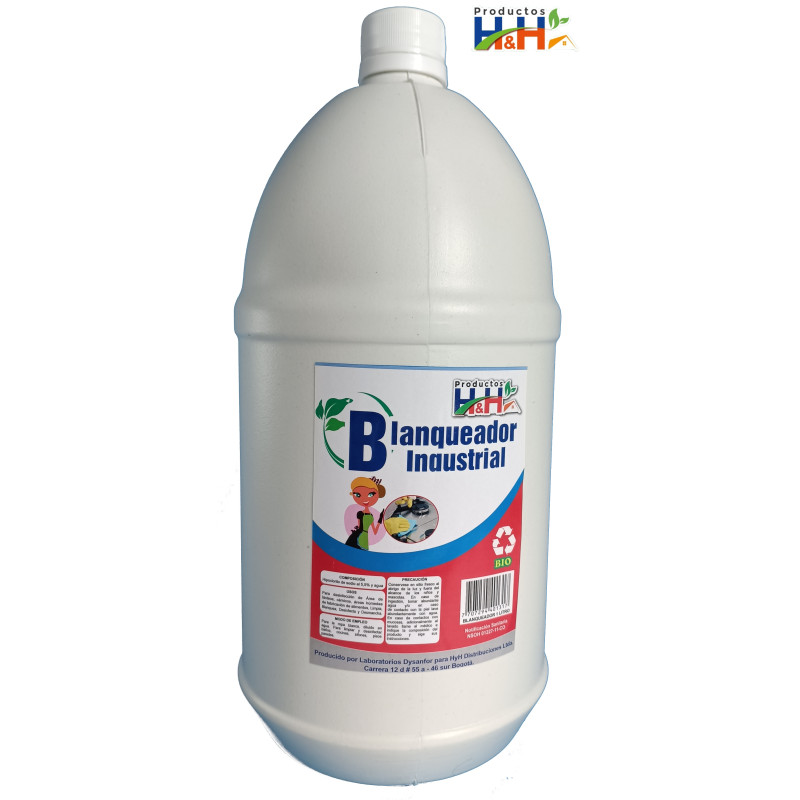 Hipoclorito de Sodio Industrial - 2000 ML HyH