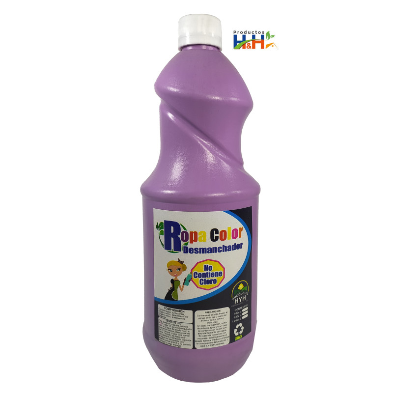 Desmanchador Ropa Color- Sin Cloro 1000 ML- H&H