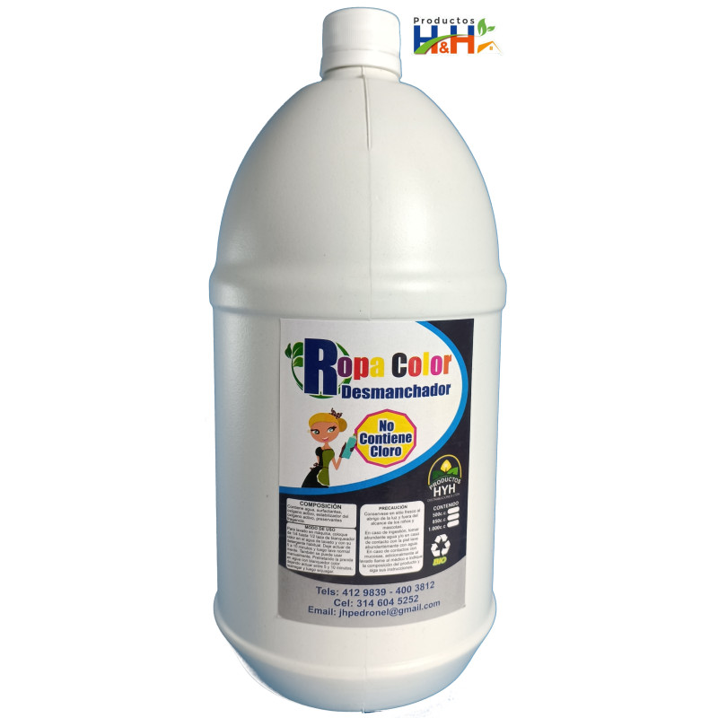 Desmanchador Ropa Color- Sin Cloro - 2000 ML H&H