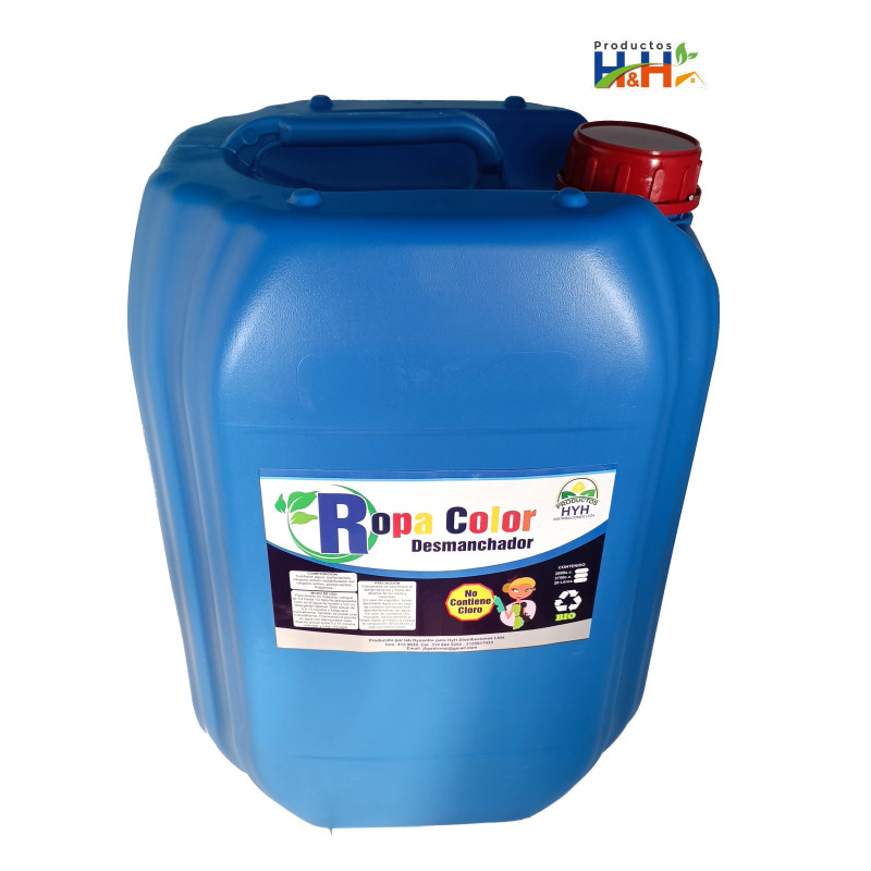 Desmanchador Ropa Color- Sin Cloro - 20 LT H&H