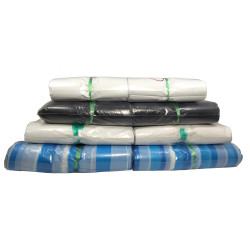 Bolsa Manija 1.5 kg Biodegradable - Blanca, Negra, Rayada, Beige.