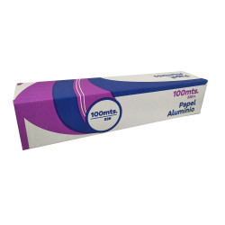Papel Aluminio 100m - Cajita