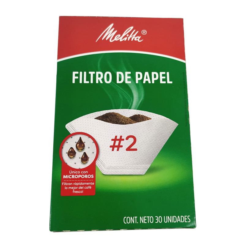 Filtro Desechable para Café Cónico MELITTA N°2