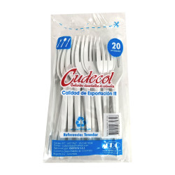 Tenedor desechable Grande -...