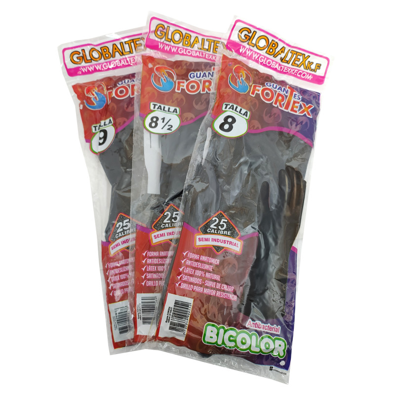 Guantes de Caucho FORTEX - Calibre 25