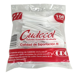 Cuchara desechable Pequeña...