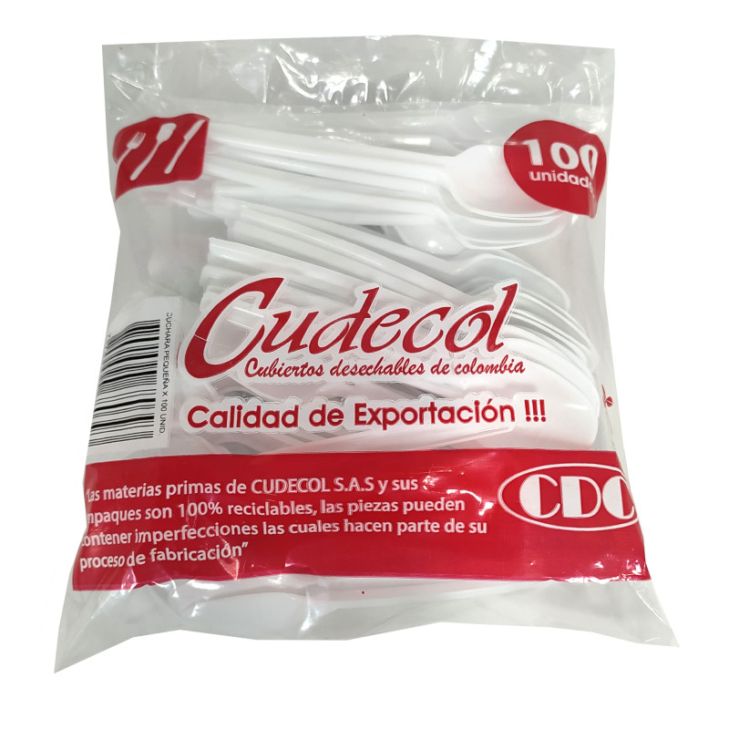 Cuchara desechable Pequeña - 100 Und