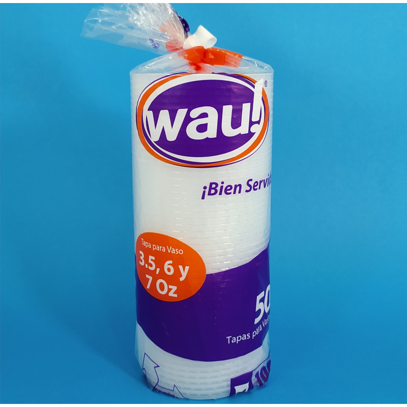 Tapa Vaso 3.5 a 7 OZ - WAU