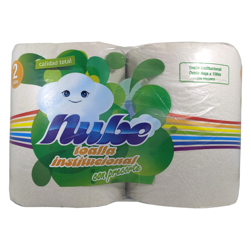 Toalla Manos Rollo Multipropósito Natural - NUBE