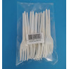 Tenedor desechable Pequeño - 100 Und y 20 Und