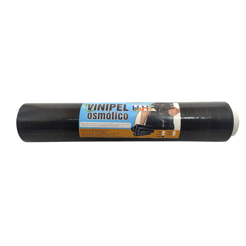 Papel Vinipel Osmótico Negro - Rollo 200m - HyH