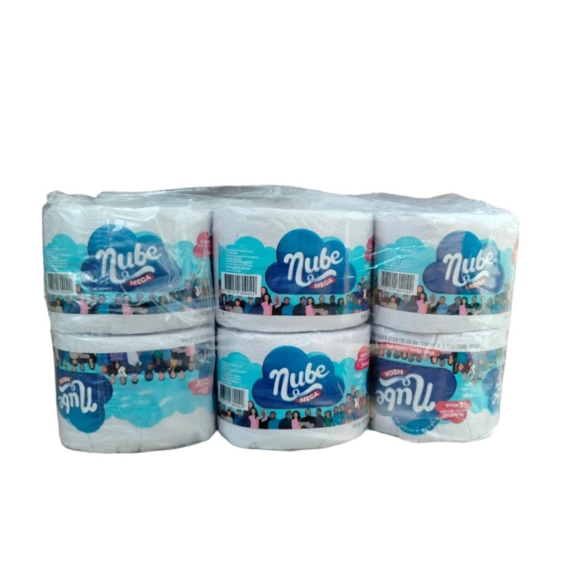 Papel Higiénico Nube - Mega 3 Hojas 30 m - Empaque Individual