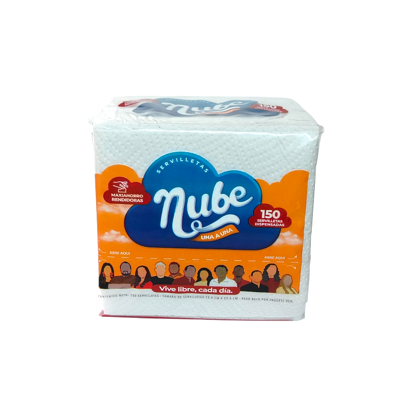 Servilleta Nube Dispensador - Paquete x 150 Und