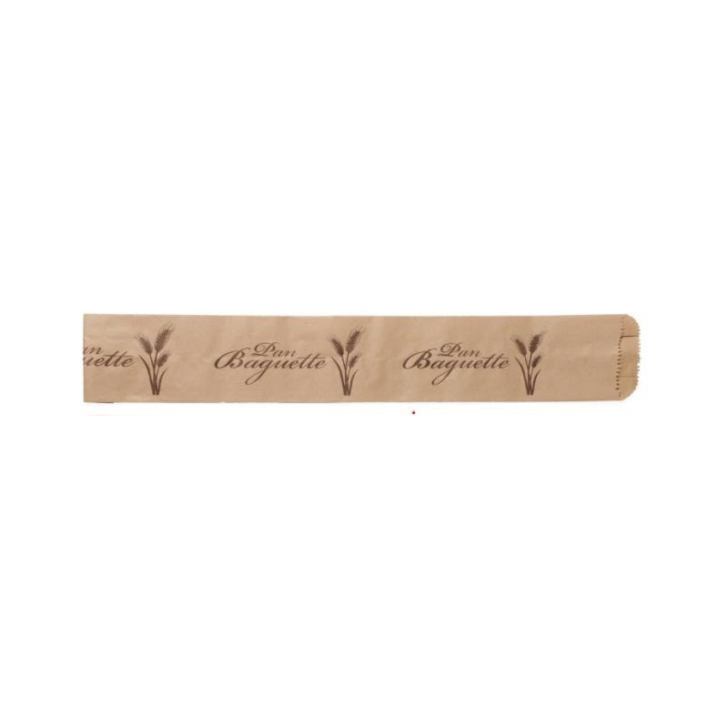 Bolsa Papel Pan Baguette Impresa Unibol