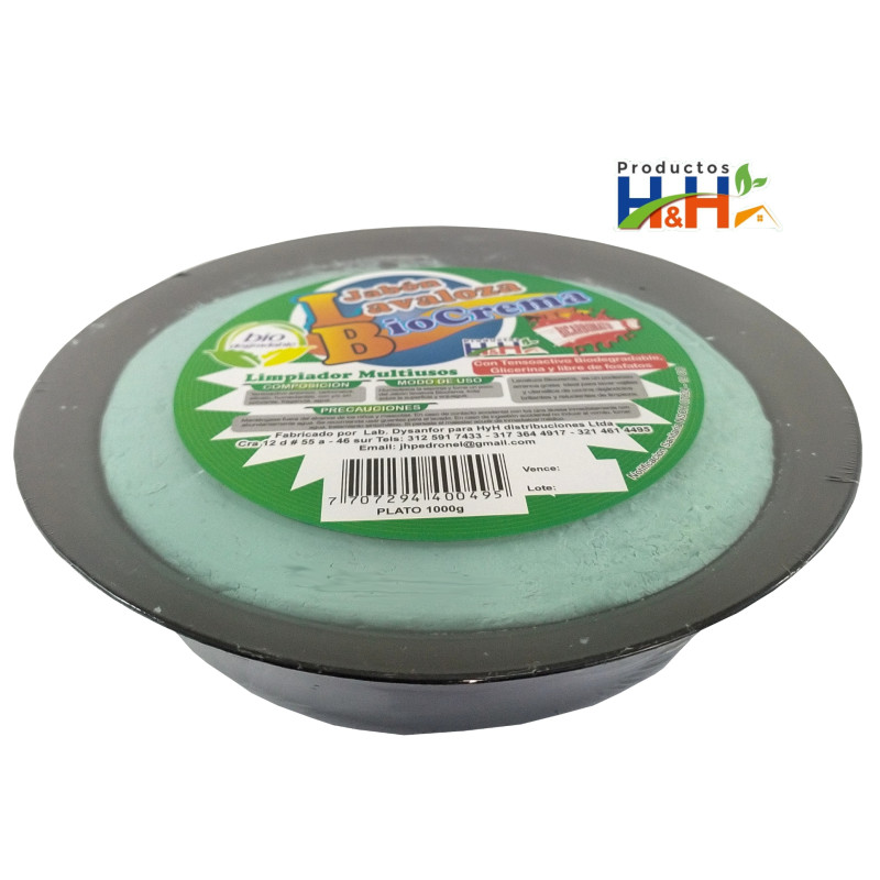 Lavaloza Crema - 1000g Plato - Biocrema HyH